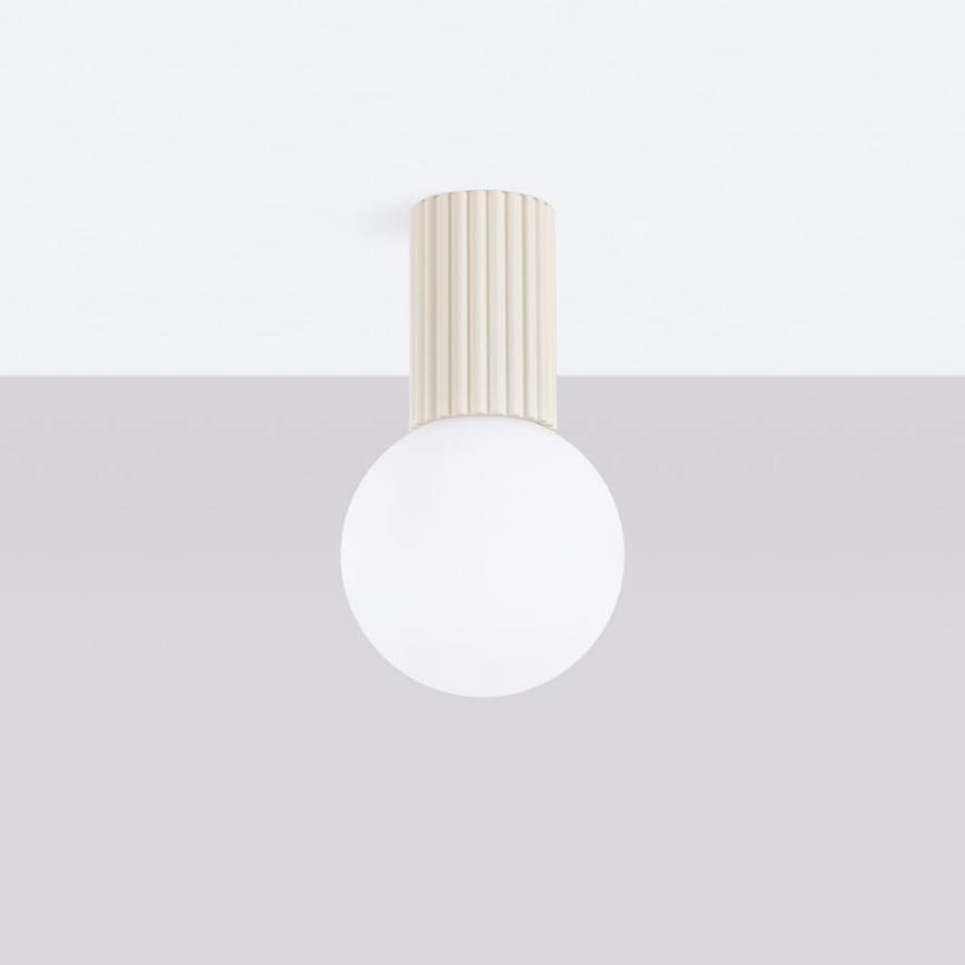 Badrum takbelysning HALO 1xG9/8W/230V diameter 12 cm IP44 grädde