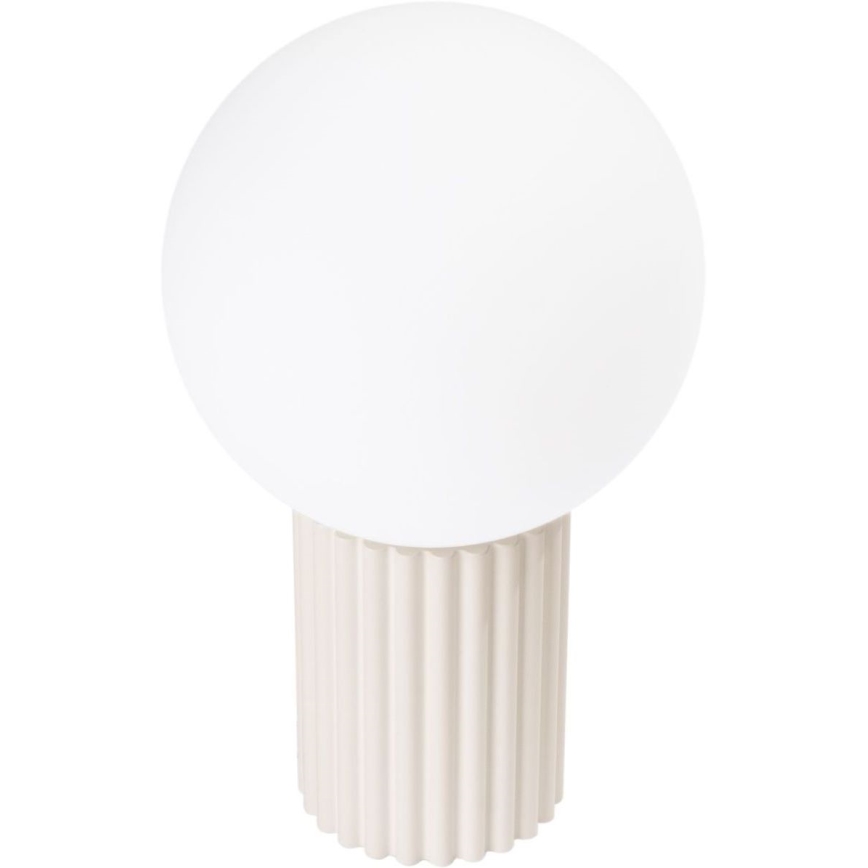 Bordslampa HALO 1xG9/8W/230V diameter 12 cm grädde