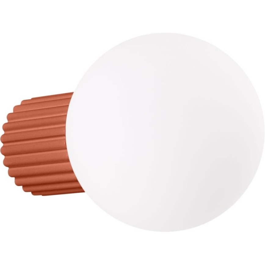 Vägglampa för badrum HALO 1xG9/8W/230V diameter 12 cm IP44 orange
