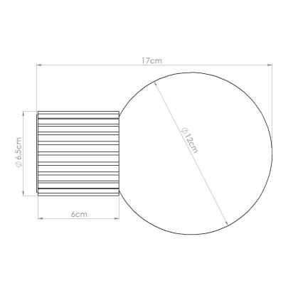 Vägglampa för badrum HALO 1xG9/8W/230V diameter 12 cm IP44 orange