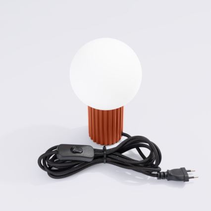 Bordslampa HALO 1xG9/8W/230V diameter 12 cm orange