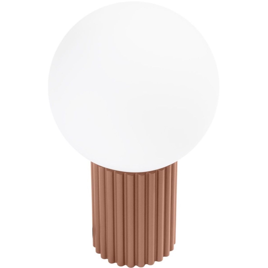 Bordslampa HALO 1xG9/8W/230V diameter 12 cm brun