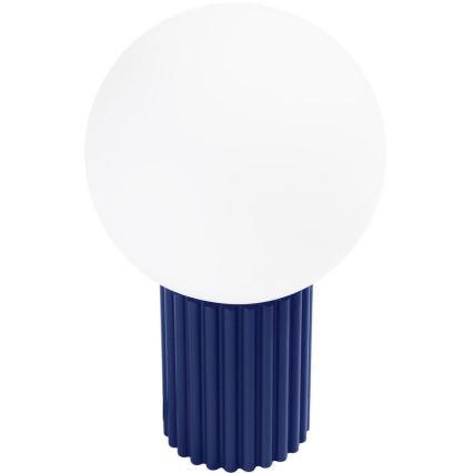 Bordslampa HALO 1xG9/8W/230V diameter 12 cm blå