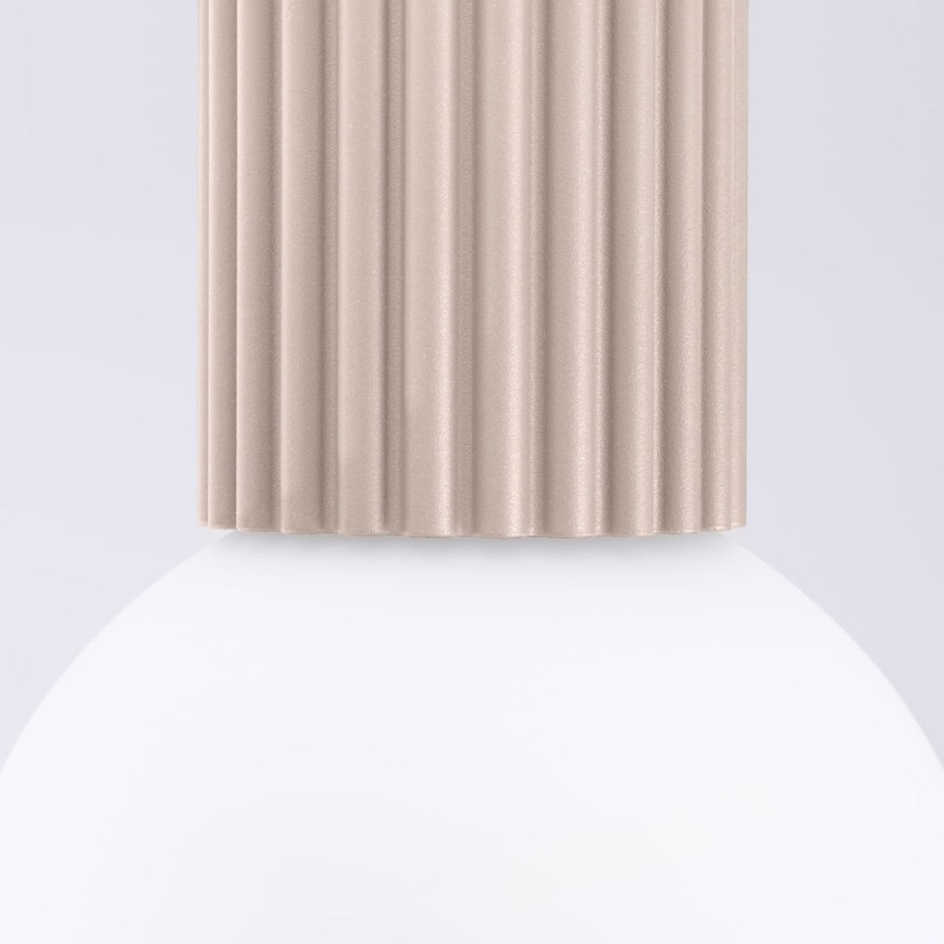 Badrum takbelysning HALO 1xG9/8W/230V diameter 12 cm IP44 beige