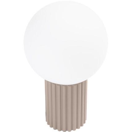 Bordslampa HALO 1xG9/8W/230V diameter 12 cm beige