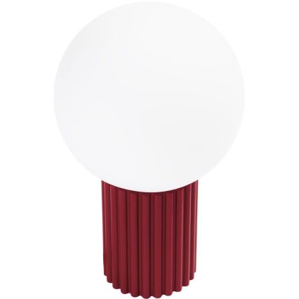 Bordslampa HALO 1xG9/8W/230V diameter 12 cm röd