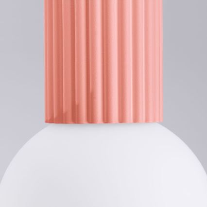 Badrum takbelysning HALO 1xG9/8W/230V diameter 12 cm IP44 rosa