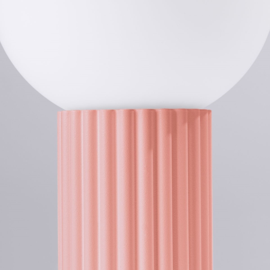 Bordslampa HALO 1xG9/8W/230V diameter 12 cm rosa