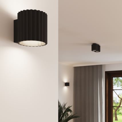 Vägglampa AURA 1xG9/10W/230V svart