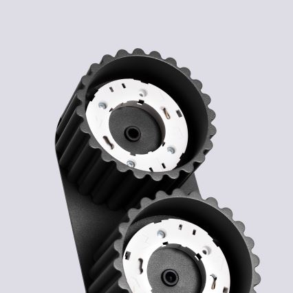 Spotlampa AURA 2xGX53/10W/230V svart