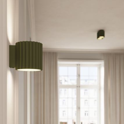 Vägglampa AURA 1xG9/10W/230V grön
