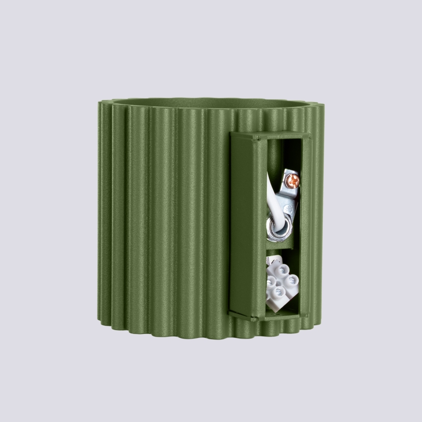 Vägglampa AURA 1xG9/10W/230V grön