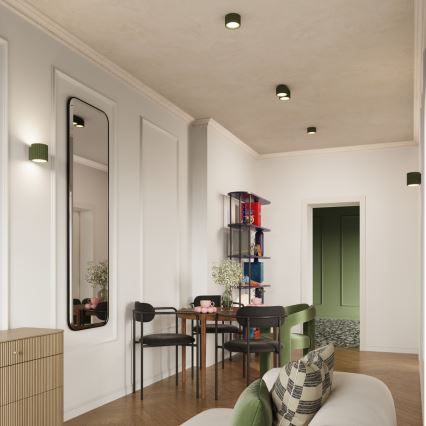 Spotlampa AURA 1xGX53/10W/230V 6 cm grön