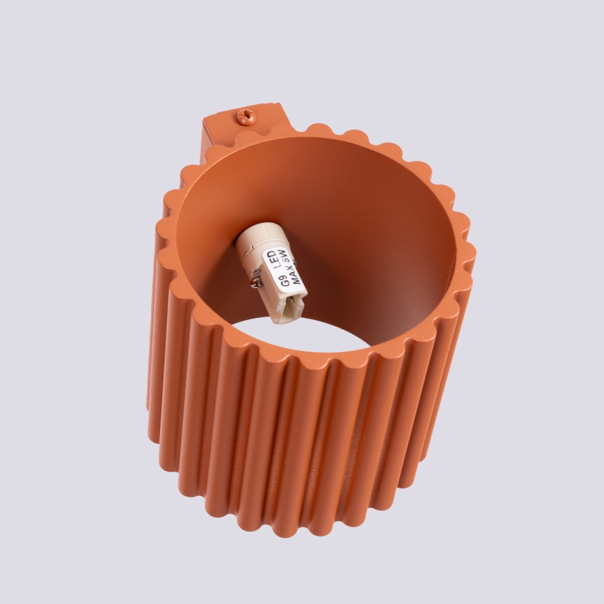 Vägglampa AURA 1xG9/10W/230V orange