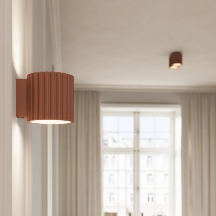 Vägglampa AURA 1xG9/10W/230V brun