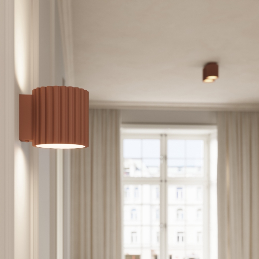 Vägglampa AURA 1xG9/10W/230V brun