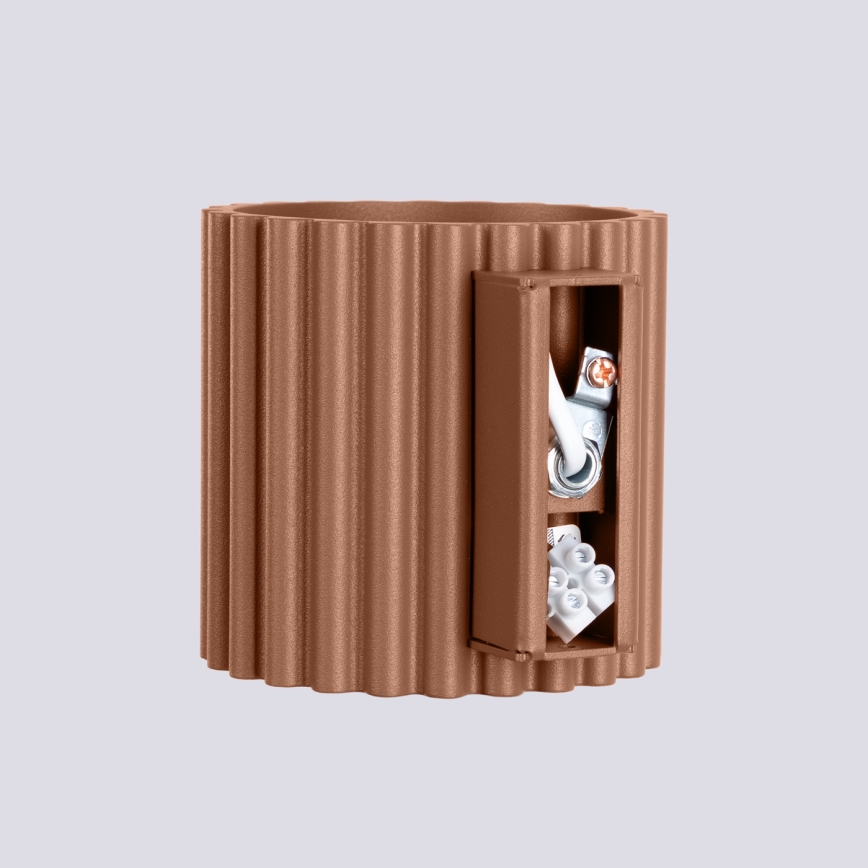 Vägglampa AURA 1xG9/10W/230V brun