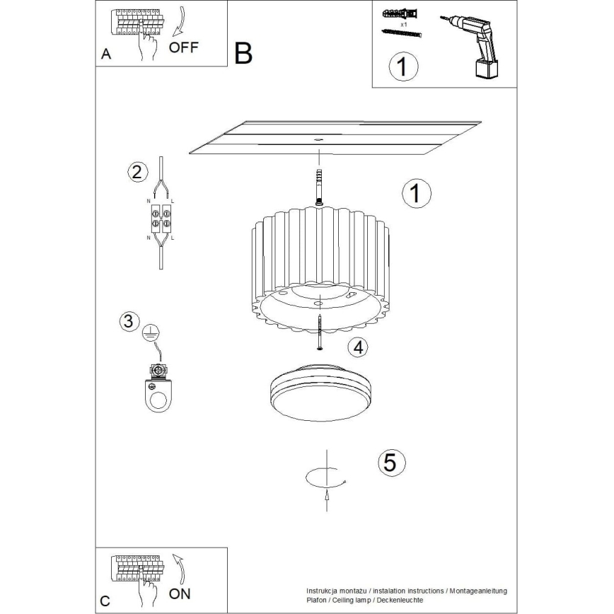 Spotlampa AURA 1xGX53/10W/230V, 6 cm, brun
