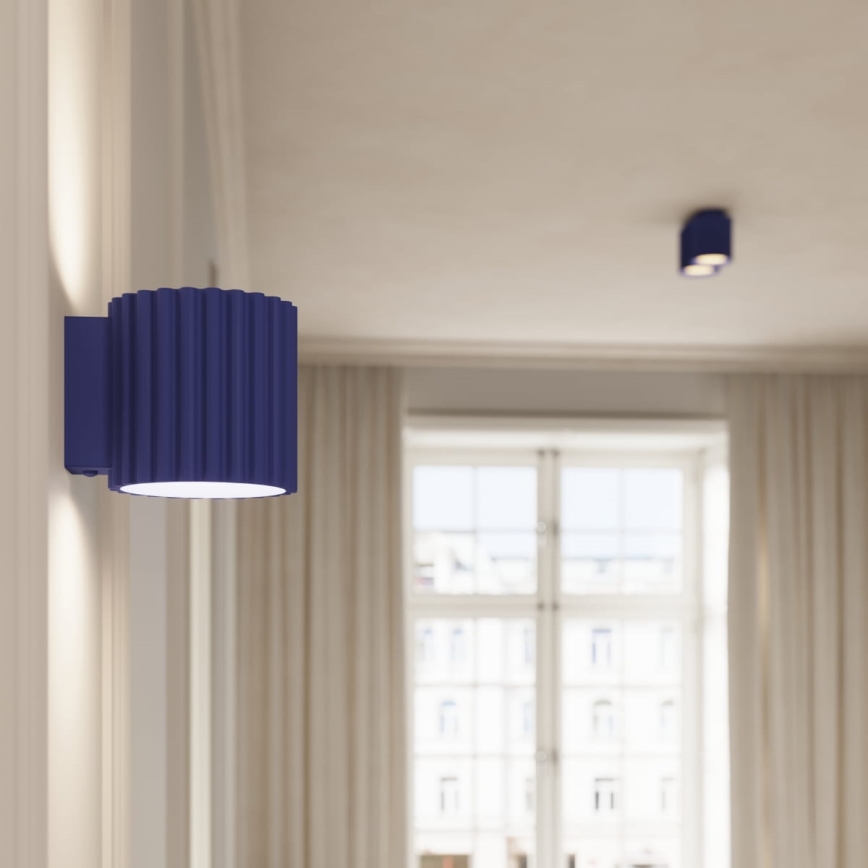 Spotlampa AURA 2xGU10/10W/230V blå