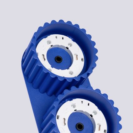 Spotlampa AURA 2xGX53/10W/230V blå