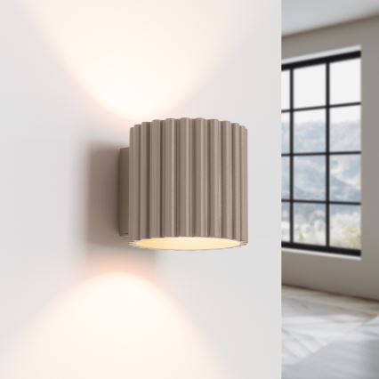 Vägglampa AURA 1xG9/10W/230V taupe