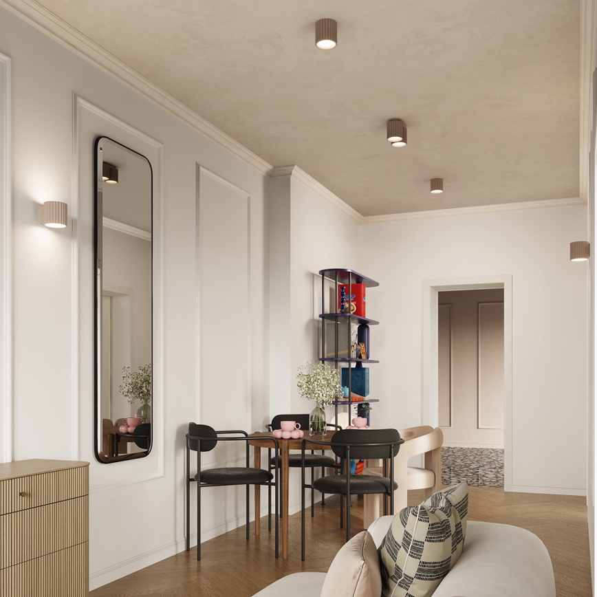 Vägglampa AURA 1xG9/10W/230V taupe