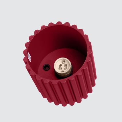 Spotlampa AURA 1xGU10/10W/230V 10 cm röd