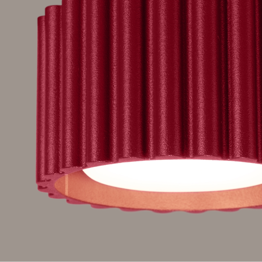 Spotlampa AURA 1xGX53/10W/230V 6 cm röd