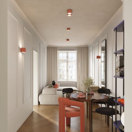 AURA spotlampa 2xGX53/10W/230V rosa