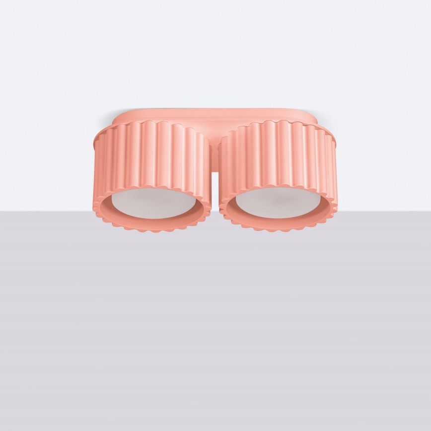 AURA spotlampa 2xGX53/10W/230V rosa