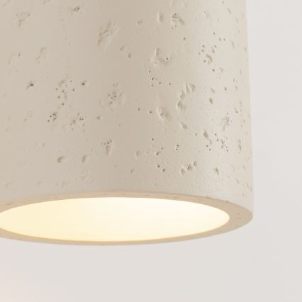 Väggspotlight ORBIS 1xG9/8W/230V betong/krämfärgad