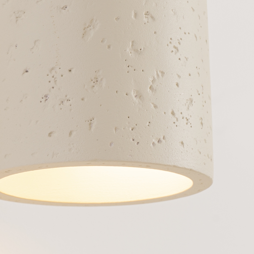 Väggspotlight ORBIS 1xG9/8W/230V betong/krämfärgad