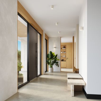 Spotlampa ORBIS 1xGU10/10W/230V betong/krämvit