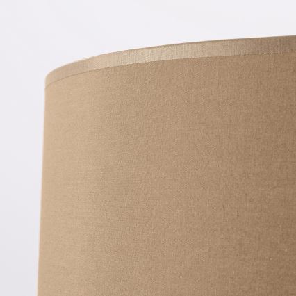 Pendellampa med kabel NEVIA 1xE27/15W/230V Ø 40 cm taupe