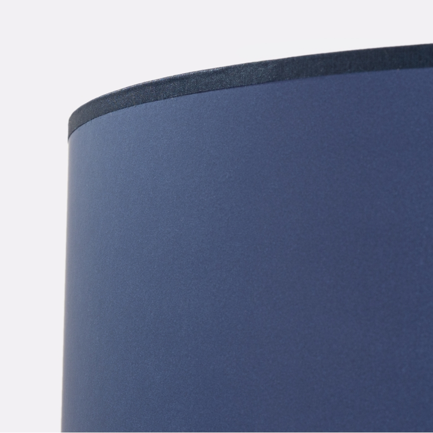 Taklampa med sladd NEVIA 1xE27/15W/230V Ø 40 cm blå