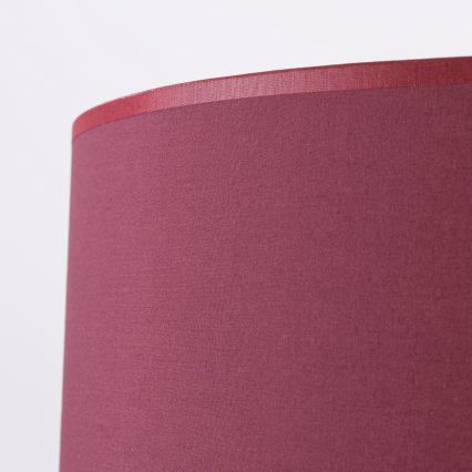 Pendellampa NEVIA med sladd 1xE27/15W/230V Ø 40 cm röd