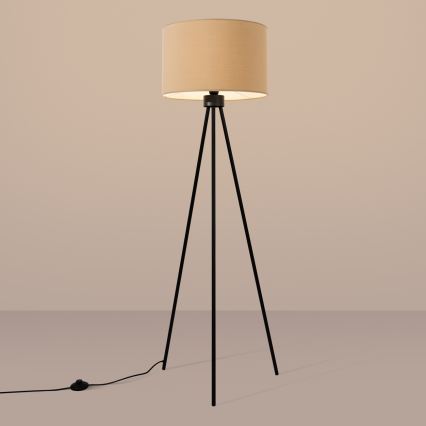 Golvlampa NEVIA 1xE27/15W/230V taupe