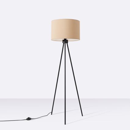 Golvlampa NEVIA 1xE27/15W/230V taupe