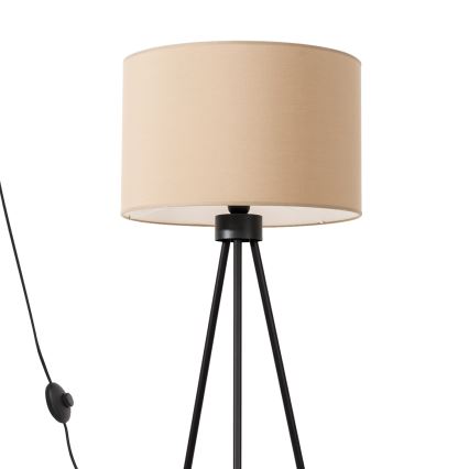 Golvlampa NEVIA 1xE27/15W/230V taupe
