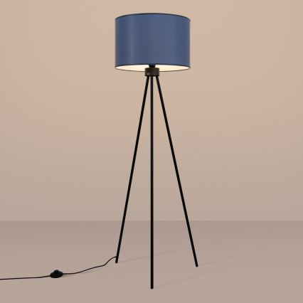 Golvlampa NEVIA 1xE27/15W/230V blå