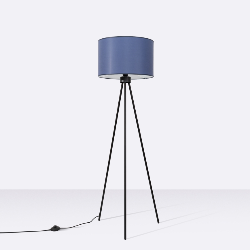 Golvlampa NEVIA 1xE27/15W/230V blå
