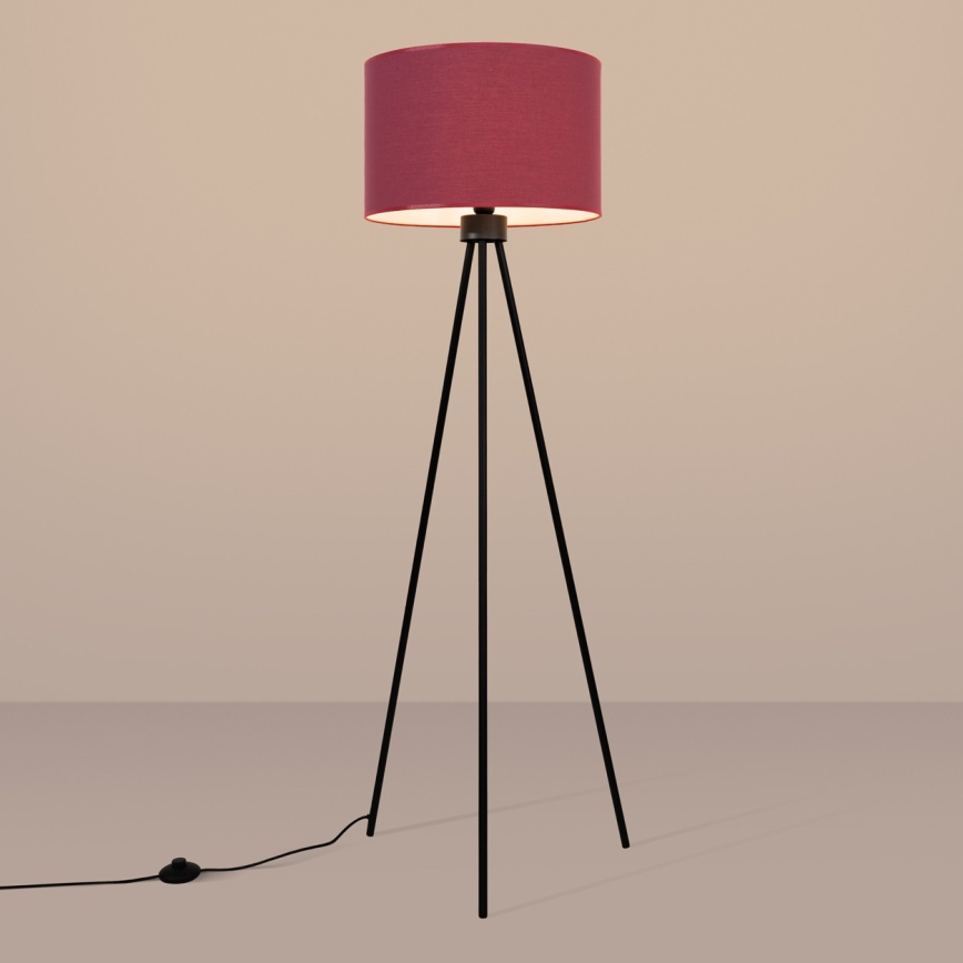 Golvlampa NEVIA 1xE27/15W/230V röd