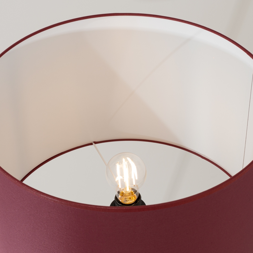 Golvlampa NEVIA 1xE27/15W/230V röd