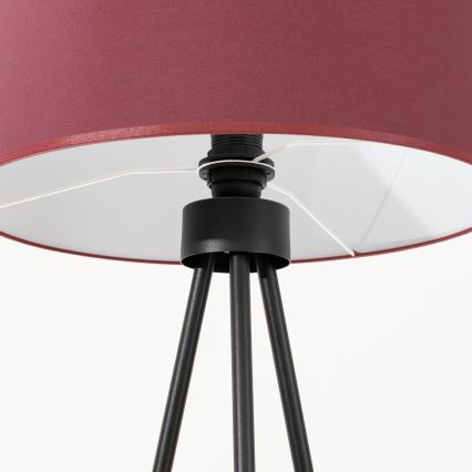 Golvlampa NEVIA 1xE27/15W/230V röd