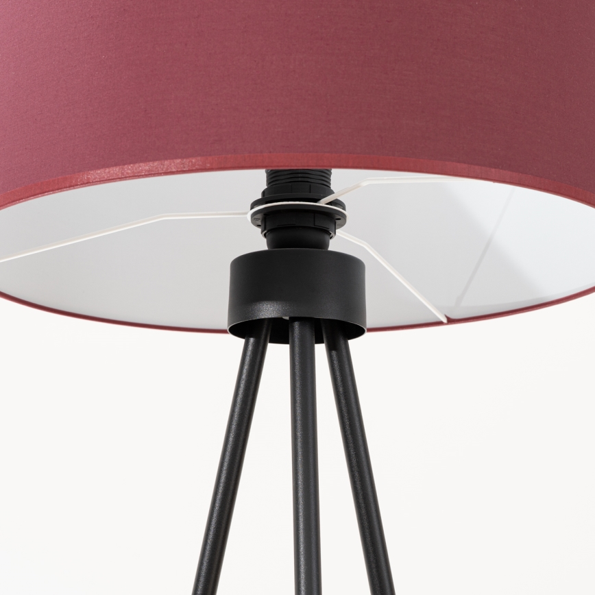 Golvlampa NEVIA 1xE27/15W/230V röd