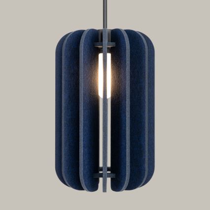 Takpendel med sladd MULA 1xE27/15W/230V Ø 27 cm blå