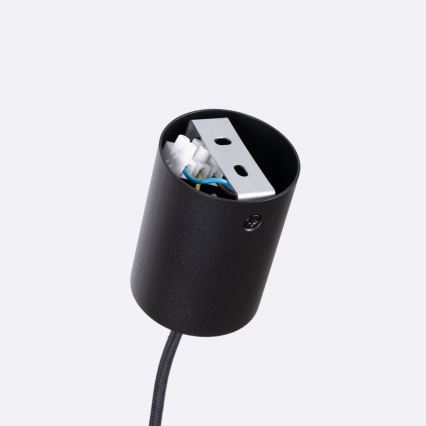 Pendel på sladd MULA 1xE27/15W/230V Ø 45 cm blå