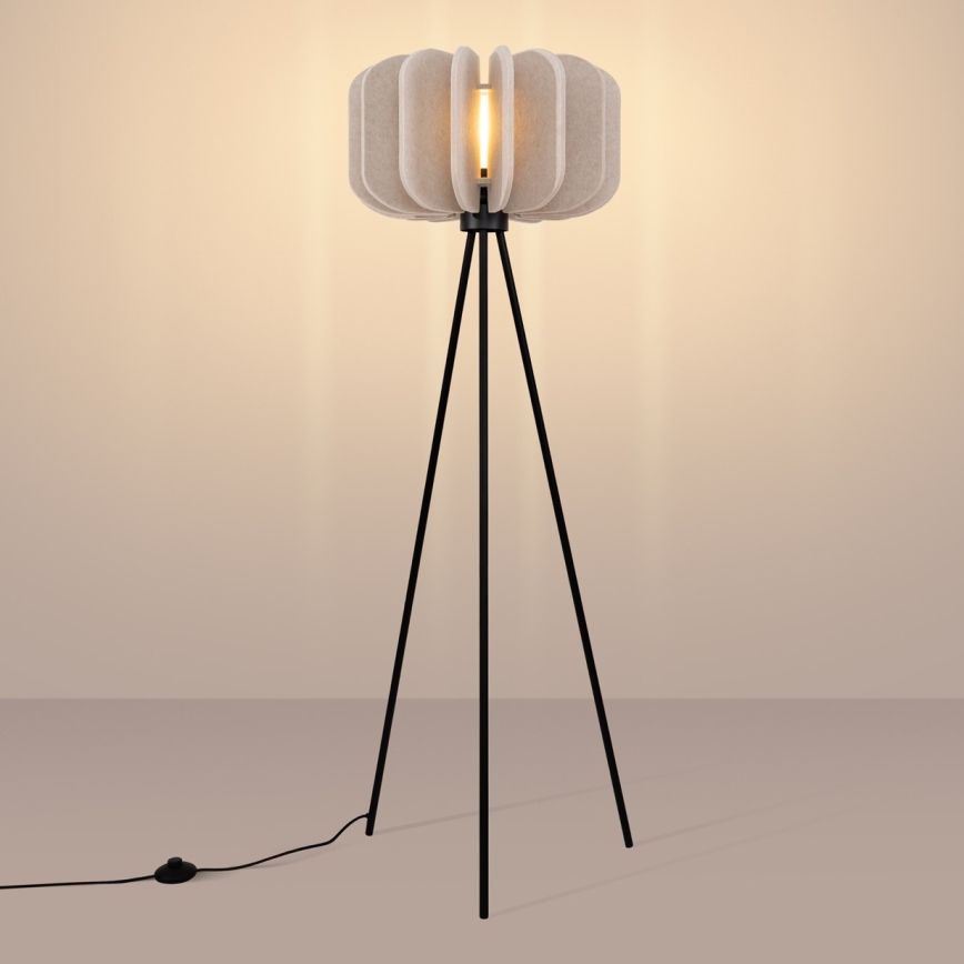 Golvlampa MULA 1xE27/15W/230V krämfärgad