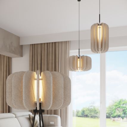 Golvlampa MULA 1xE27/15W/230V krämfärgad