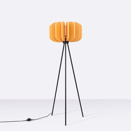 Golvlampa MULA 1xE27/15W/230V gul
